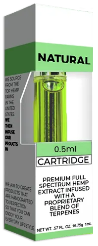 Custom 0.5ml CBD Cartridges Boxes
