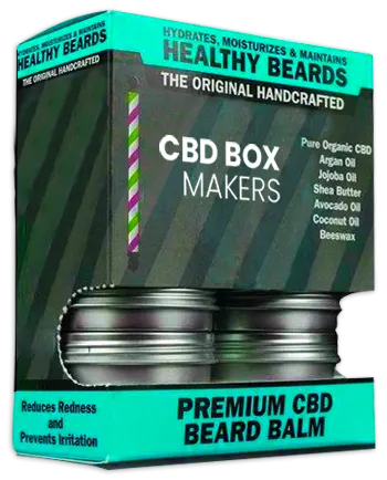 Wholesale CBD Beard Balm Boxes